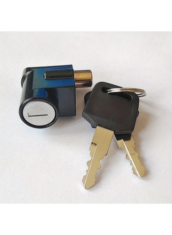 1 Set Electric Bike Battery Box Lock Front Lock Anti Theft Security Lock - Image 2