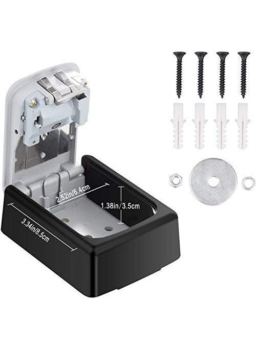 SADMAX SADMAX Combination Key Safe Box Key Safe Lock Box Outdoor Storage Box with Code Combination Password Security Lock  - Image 4