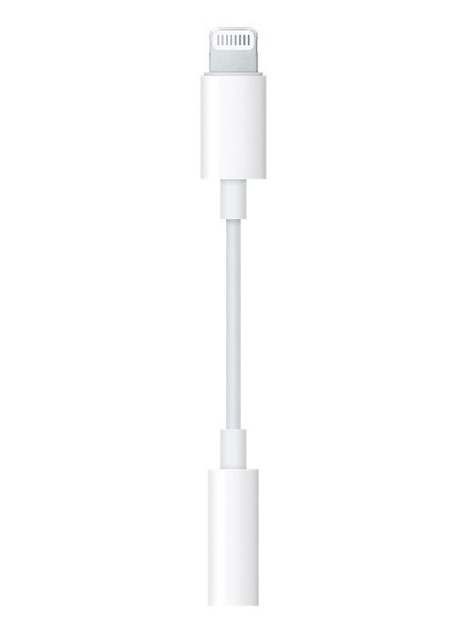 Apple Lightning to 3.5 mm Headphone Jack Adapter White - Image 2