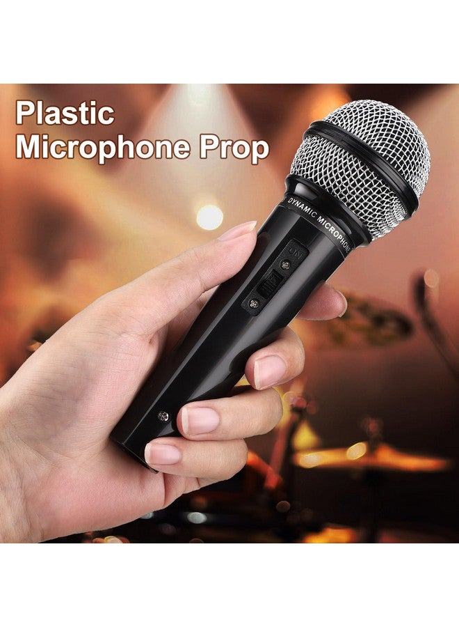 Facmogu 2PCS Fake Microphone for Kids, Plastic Pretend Play Toy for Karaoke Costume, Kids Mic Props for Halloween Christmas Cosplay Music Birthday Party Favors - Image 4