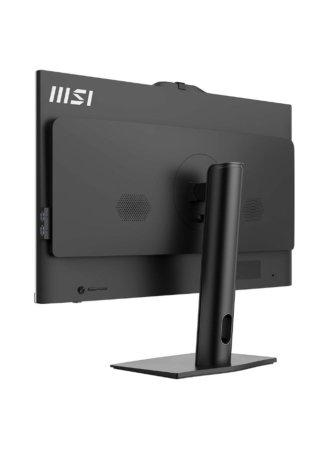 MSI Modern AM272P All-in-One Desktop, 27" FHD, Intel Core 7-150U, 8GB DDR5, 512GB NVMe SSD, Intel® Iris® Xe Graphics, WiFi 6E, Built-in Webcam & Speakers, DOS, Black English black - Image 4