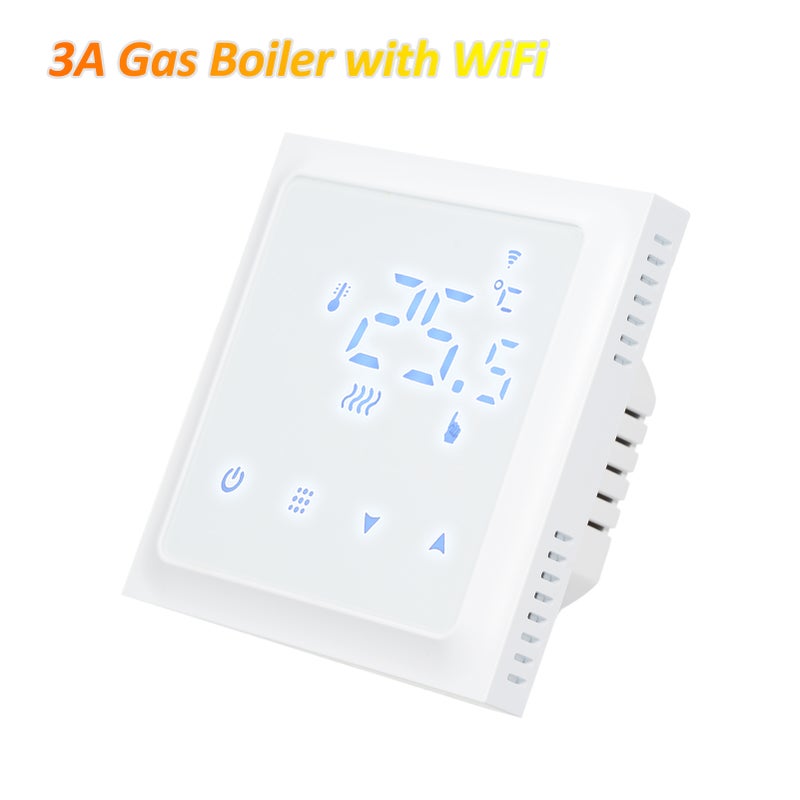 HY610-WIFI منظم حرارة ذكي للتبريد والتدفئة - مقياس حرارة رقمي يتحكم عبر تطبيق الهاتف المحمول، شاشة لمس LCD، قابل للبرمجة أسبوعيًا، مضاد للتجمد، مناسب للمنازل والمدارس والمكاتب والفنادق الذكية RM - Image 5