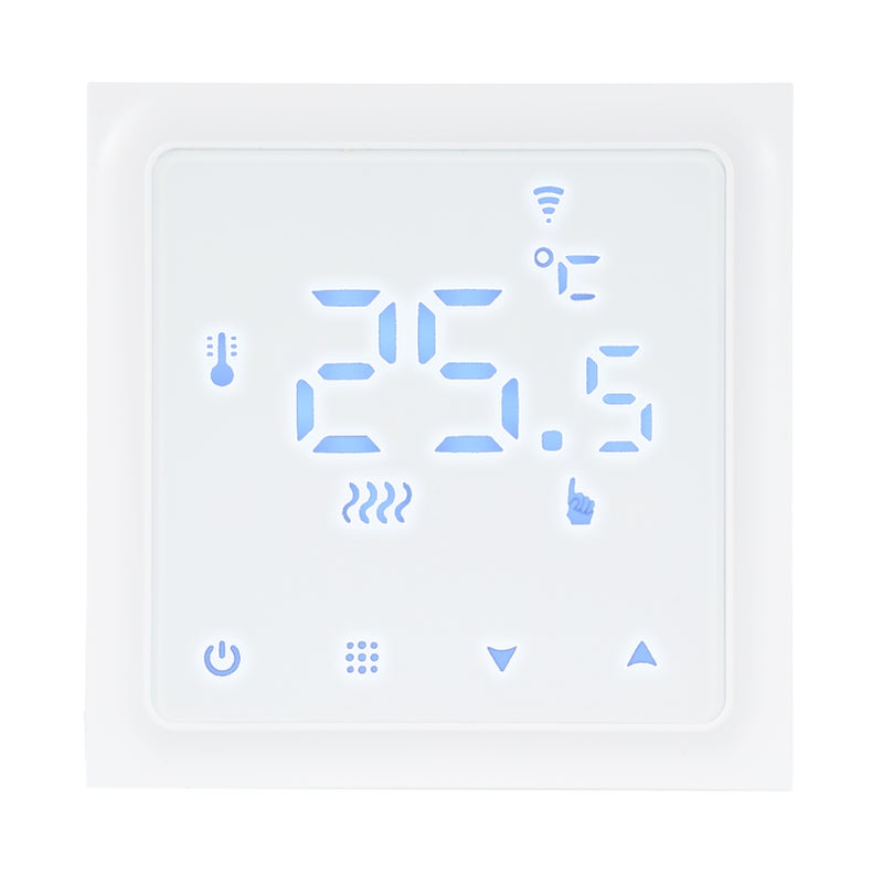 HY610-WIFI منظم حرارة ذكي للتبريد والتدفئة - مقياس حرارة رقمي يتحكم عبر تطبيق الهاتف المحمول، شاشة لمس LCD، قابل للبرمجة أسبوعيًا، مضاد للتجمد، مناسب للمنازل والمدارس والمكاتب والفنادق الذكية RM - Image 1