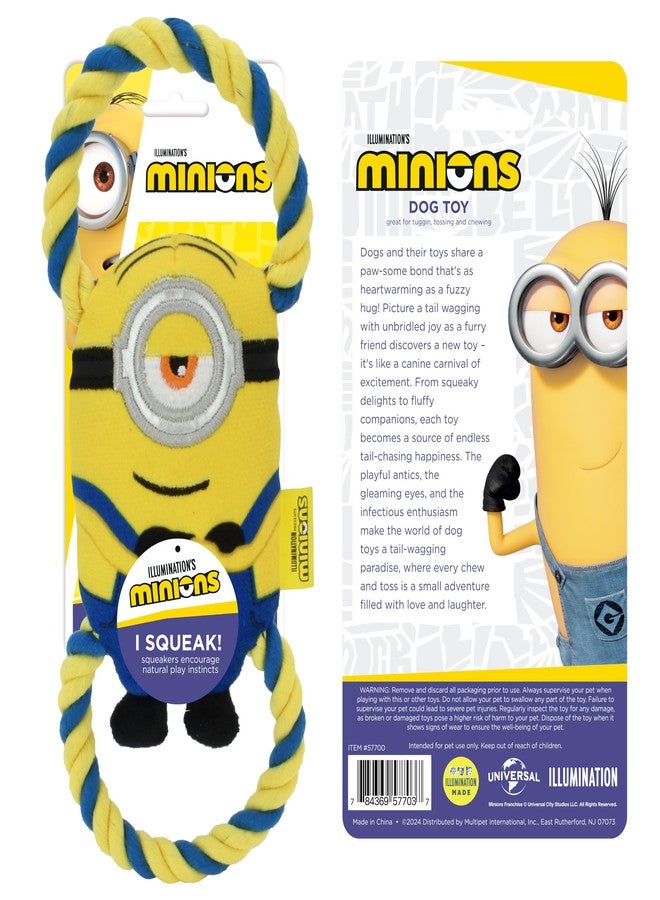 Multipet Minion Stuart Double Rope Tug 11" - Image 2
