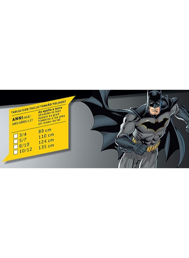 Ciao Batman Kids Costume 8-10 y | Official DC Comics Superhero Outfit with Cape, Headpiece, Jumpsuit & Belt - Image 4