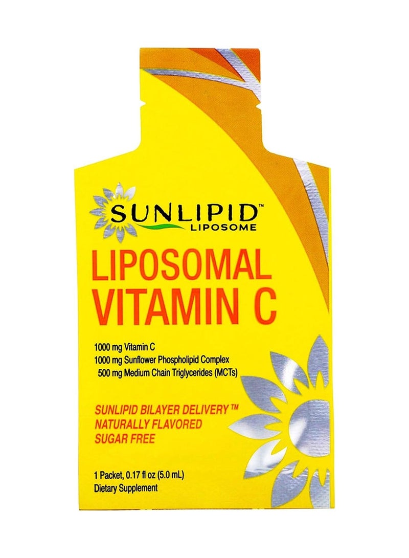 SunLipid Naturally Flavored Liposomal Vitamin C (Pack Of 30, 0.17Oz/5.0Ml Each) - Image 3