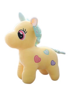 Tickles Tickles Super Soft Cute Unicorn Plush Animal Toy for Kids Boys & Girls (Color: Yellow Size: 35 cm)  - Image 2