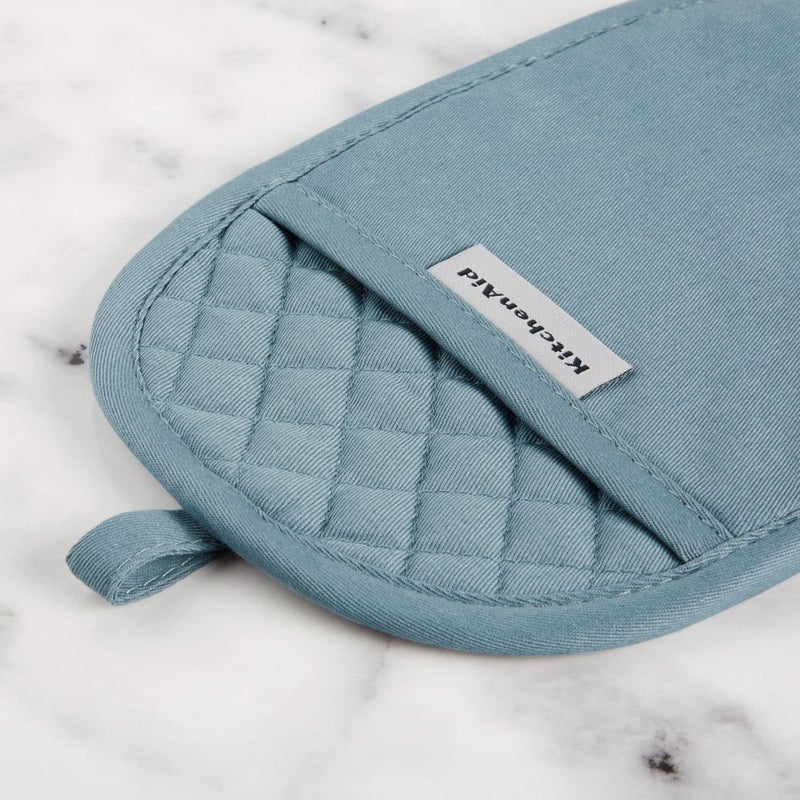 KitchenAid Asteroid Pot Holder 2-Pack Set  Blue  6.5""x10"" - Image 3