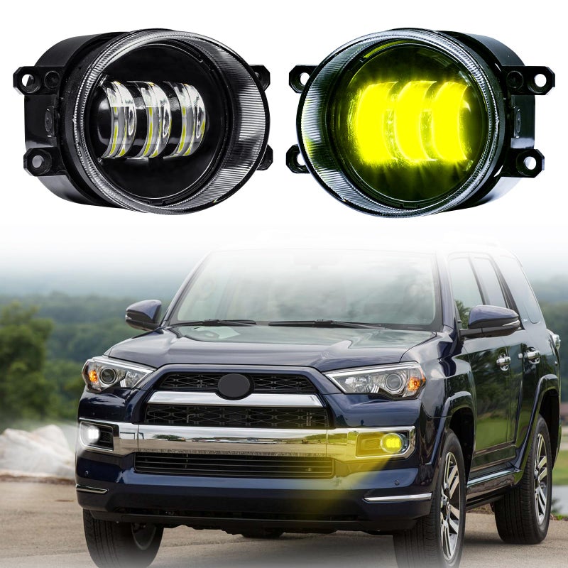 BreTrewri Daytime Running Lights Fog Lights Fit for 20142024 Toyota 4Runner Fog Bulbs Lamps Lights Assembly 1424 4Runnerfog