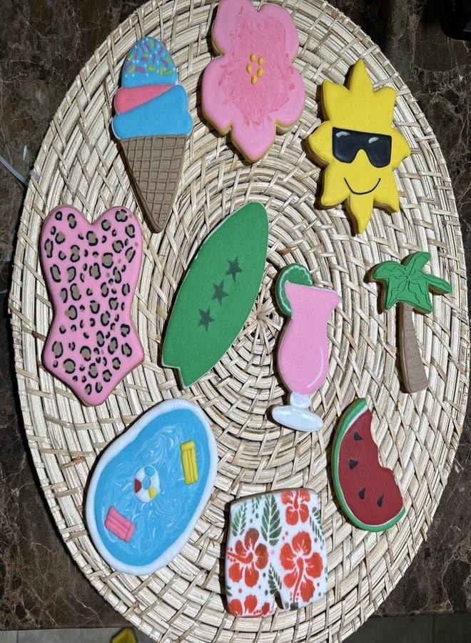 LUBTOSMN Sun Cookie Cutter-3.78 inch-Summer Biscui Cookie Cutters Fondant Molds for Baking - Image 5