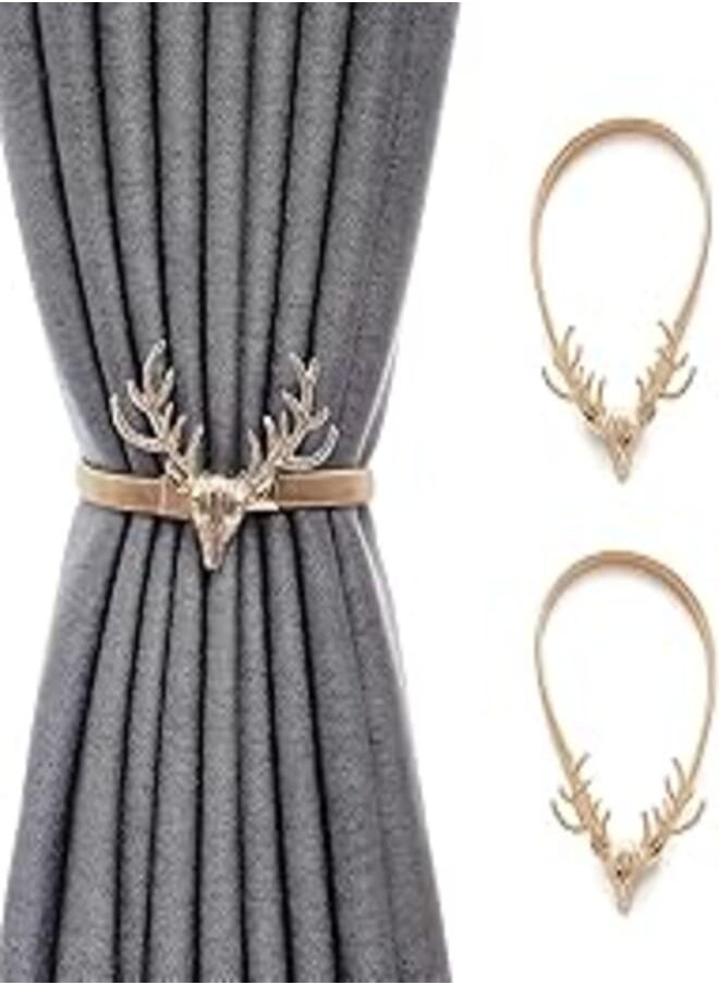 Fresh Premium Quality Gold Decorative Curtain Tiebacks and Clips for Home and Office - Durable and Modern Window Curtain Tiebacks Holder Now Available in PRIME SHOP 