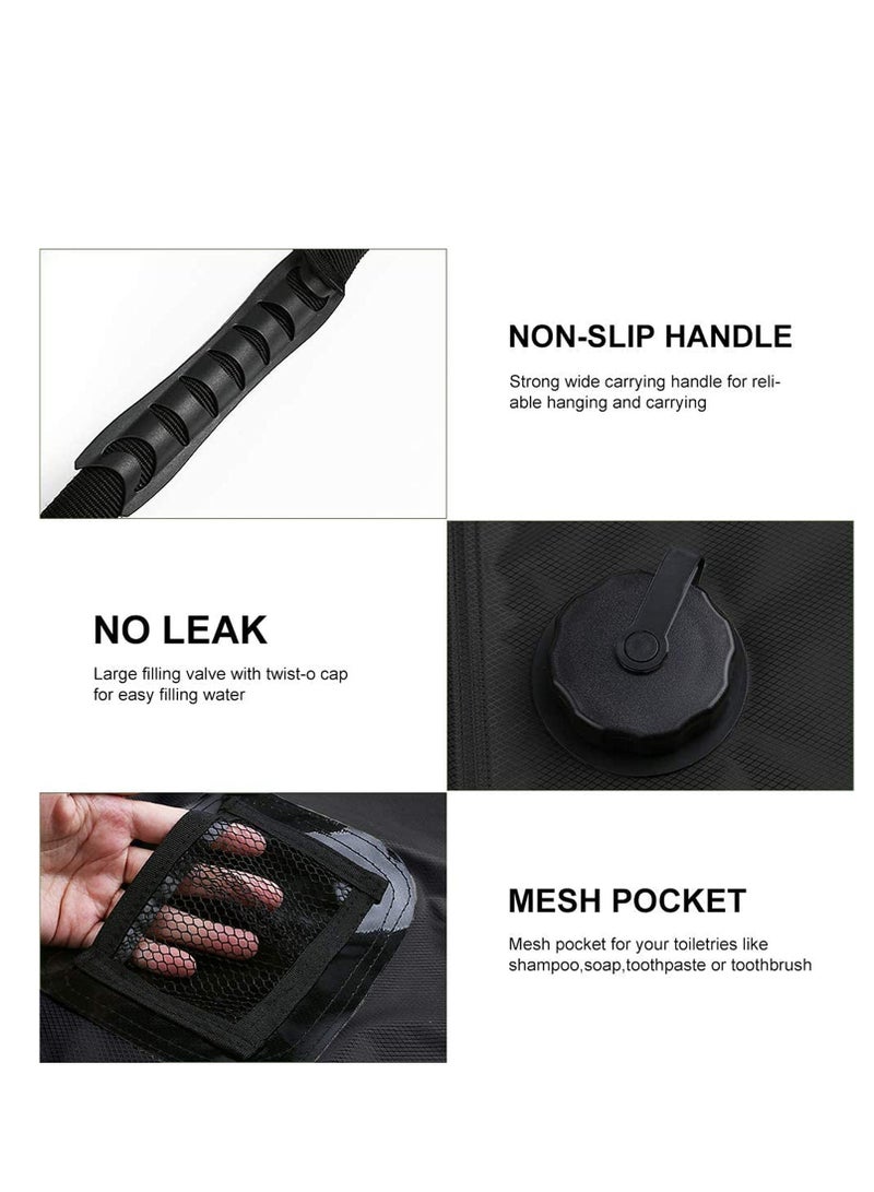 SYOSI Solar Shower Bag, Durable 5 Gallons/20 L Solar Heating Camping Shower Bag with Removable Hose and On-Off Switchable Shower Head for Camping Beach Swimming Outdoor Traveling Hiking - Image 5