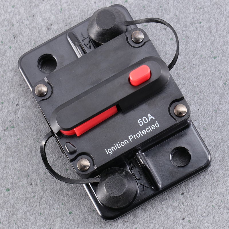 50A High Manual Reset Dual with (Black) - Image 1