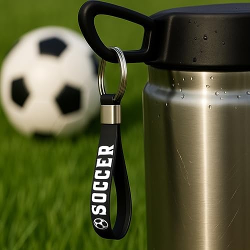 Inkstone Soccer Keychains with Motivational Quotes - Image 4