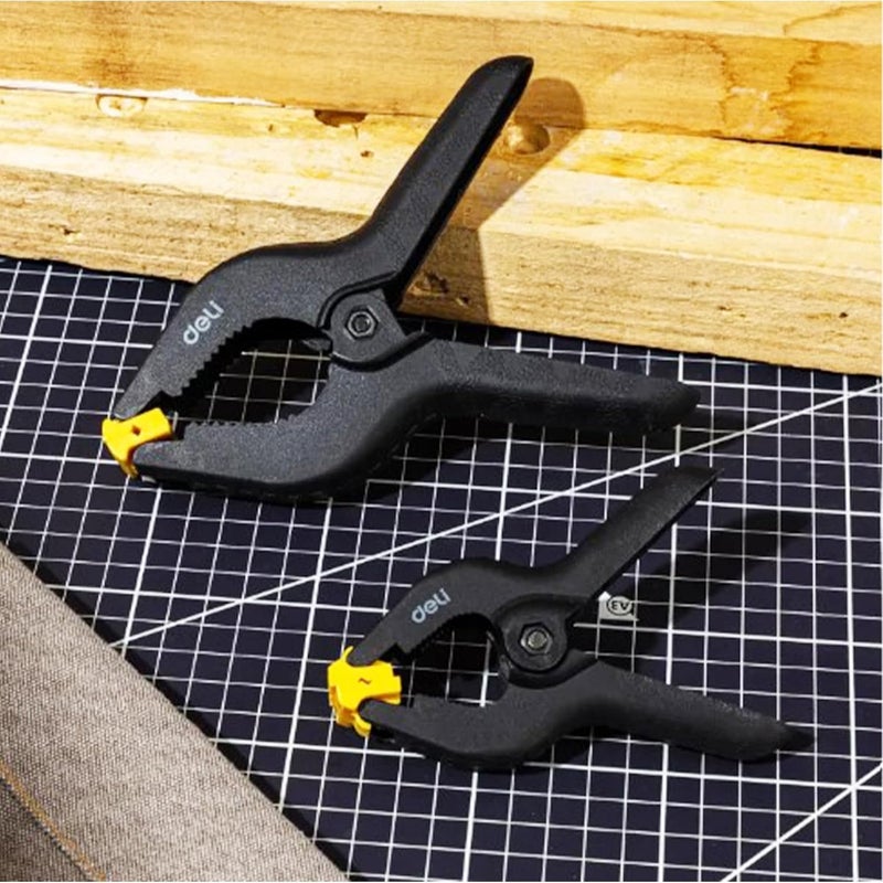 Malfah Enterprises Malfah Spring Clamp Toggle Plastic 4 Inch Photography Backdrop for Woodworking 1 pc Studio Gluing Securing Adjustable Grip Clip Dl110004 - Image 5