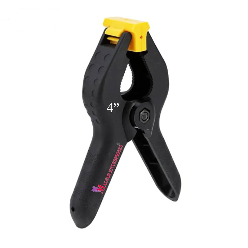 Malfah Enterprises Malfah Spring Clamp Toggle Plastic 4 Inch Photography Backdrop for Woodworking 1 pc Studio Gluing Securing Adjustable Grip Clip Dl110004 - Image 2