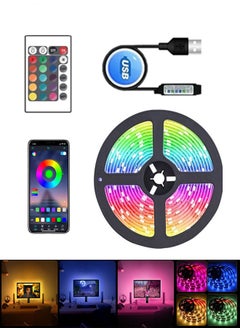 0TO1 TECH RGB LED Light Bluetooth Connection USB Power Supply for Bedroom Living Room Indoor Wall Light 2m 5m 10m  - Image 1