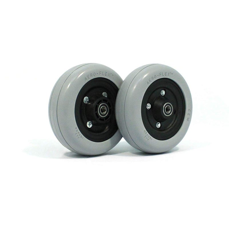 Invacare 1122066 SemiPneumatic Wheelchair Wheel Hub 6 x 2 Size Pair