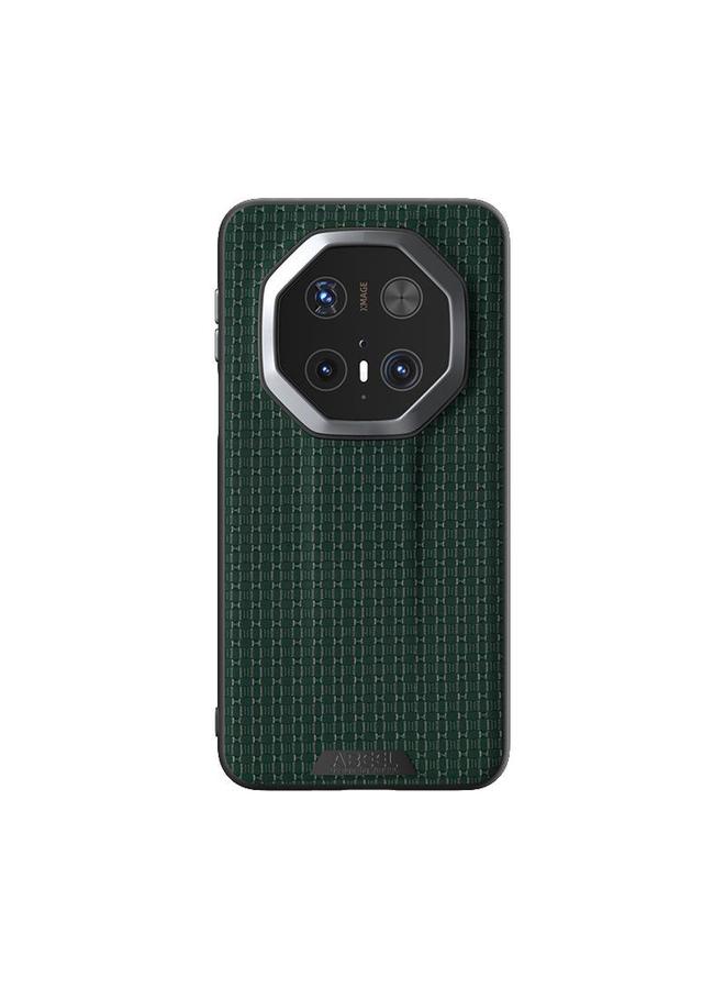 Green Tiger Case For Huawei Mate 70 RS Ultimate ABEEL Ruyi Pattern 6D Micro Relief Leather Phone Case - Image 2