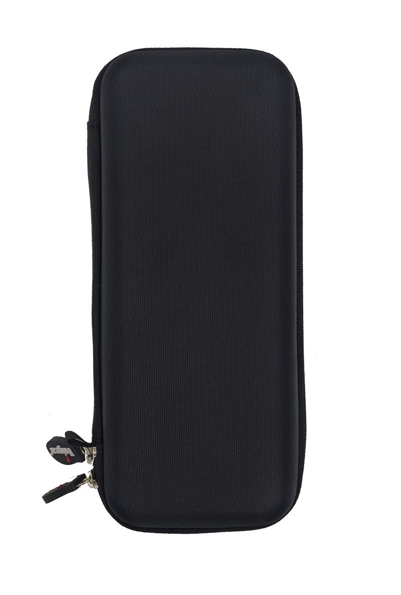 Unigear Polyester Eva Pencil Case Pen Pouch Holder Bag Stationery Box Large Storage Eva Hard Shell for School Supplies Office Stuff (Black, Medium) - Image 1