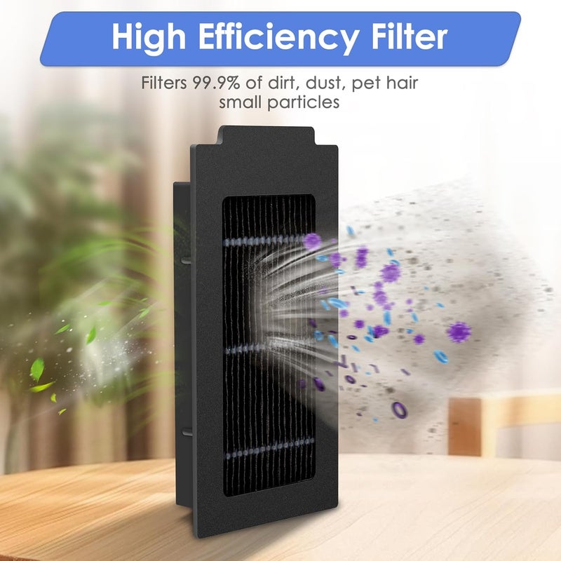 (21 حزمة) قطع بديلة T50 Pro لمكنسة ECOVACS DEEBOT T50 Pro / T50 Omni / T50 Pro Omni / T50 Max Pro Omni الروبوتية، فرشاة أسطوانية واحدة، 6 فرش جانبية، 5 أكياس غبار، 5 مرشحات HEPA، 4 وسادات مسح - Image 3