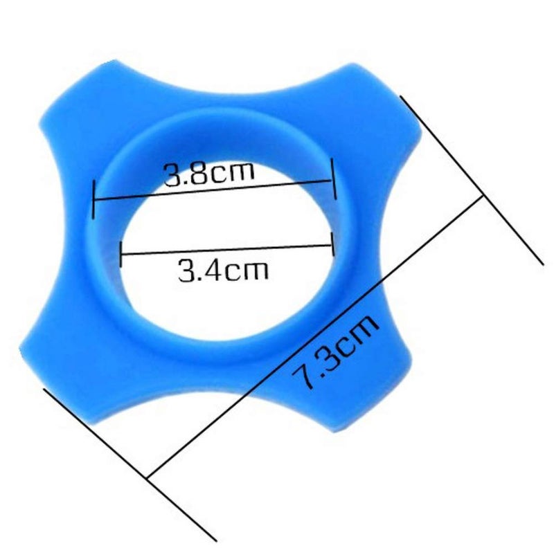 lasenersm 12 Pieces Shakeproof Anti-Rolling Handheld Microphone Windscreen Foam Cover & Mic Protection Silicone Ring & Bottom Rod Sleeve Holder Set for KTV Device(Color Random) - Image 3