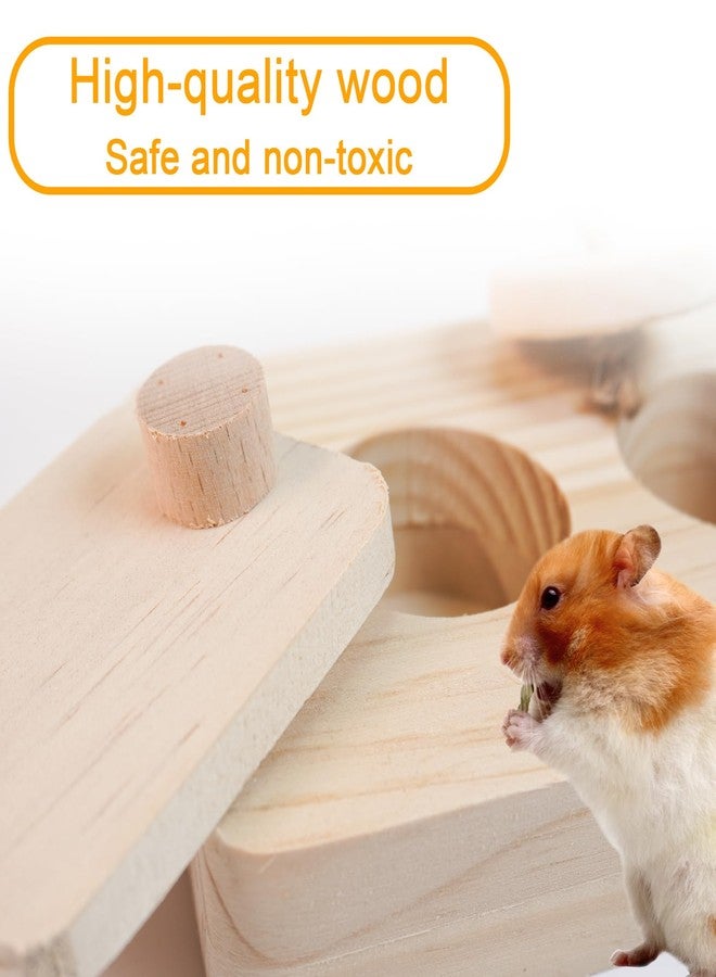 VolksRose Guinea Pig Foraging Toys, 3 in 1 Hamster Enrichment Toys for Boredom, Small Animal Cage Accessories for Rat, Chinchilla, Gerbil, Syrian, Rabbit, Bunny (B) - Image 3