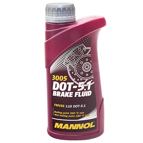 MANNOL 3005 DOT - 5.1 BRAKE FLUID | FMVSS 116 | SAE J1704 | SAE J1703 | BOILING POINT 260°C MIN | Fully synthetic |ABS anti-lock systems | ESP stability control systems|Imported from germany 455 g - Image 2