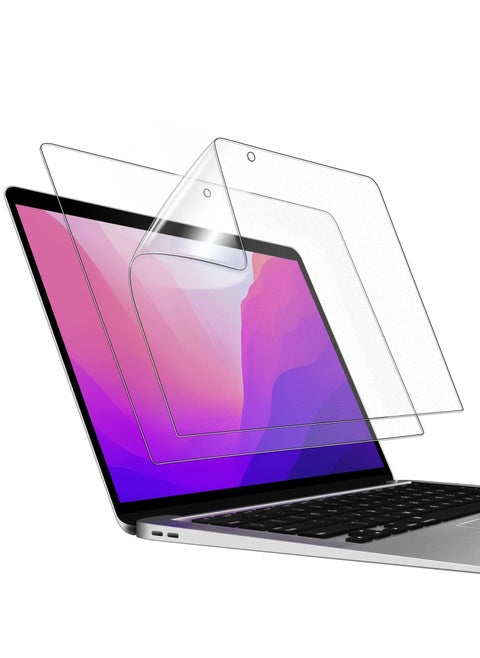 2-Pack Screen Protector for MacBook Pro 13-Inch (2016-2022 M1/M2) / MacBook Air 13-Inch (2018-2020 M1) Anti-Glare Film Matte Anti-Fingerprint