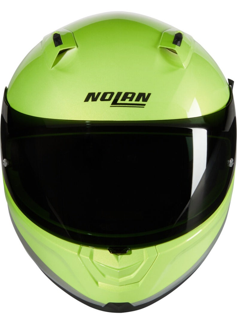 Nolan N60-6 SPORT VERNICIATURA SPECIALE GREEN PULSE BLACK  GRAY GLOSSY - Image 3