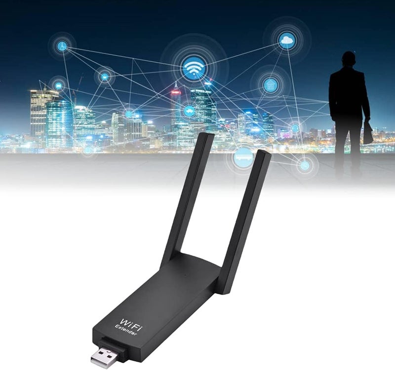 كلاراكو موسع نطاق إشارة واي فاي محمول بمنفذ USB وهوائي مزدوج بمدى 300 متر، يعمل كمكرر إشارة لاسلكي ومضخم إشارة - Image 1