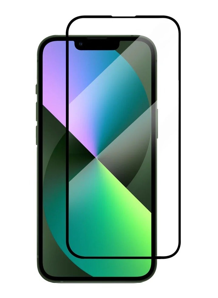 iphone 13 Pro/iphone 13 5D Full Covered Tempered Glass Screen (Black)