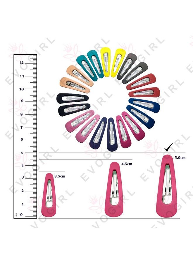 EVOGIRL Tictac Hollowed Hair Clips Matte Multicolor Barrattes 5Cm Med For Girls/Women - Image 4
