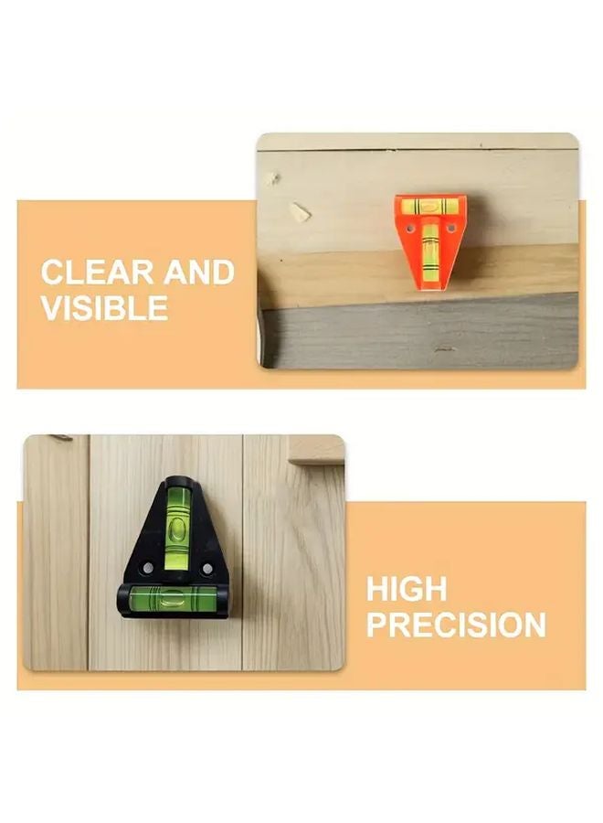 2PC Black Spirit Level 1 Degree Accuracy For RV Camper Boat Setup - Image 5