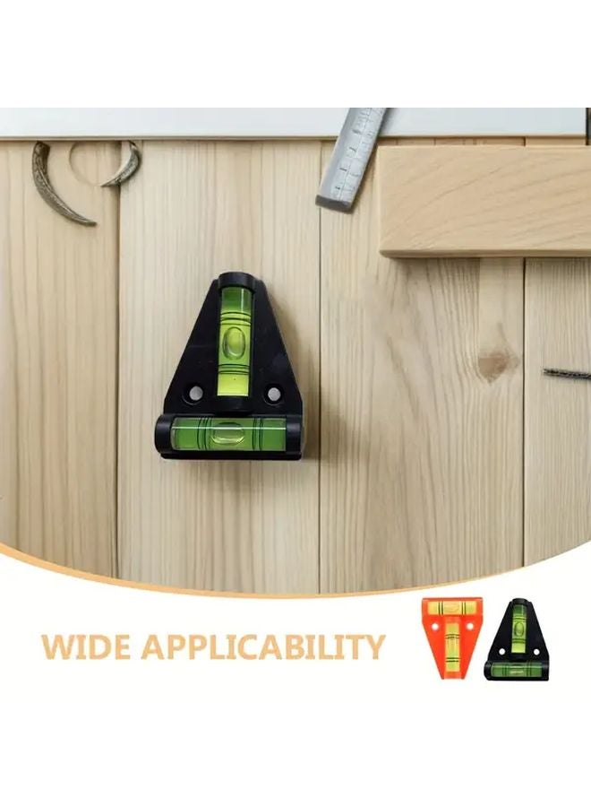2PC Black Spirit Level 1 Degree Accuracy For RV Camper Boat Setup - Image 4