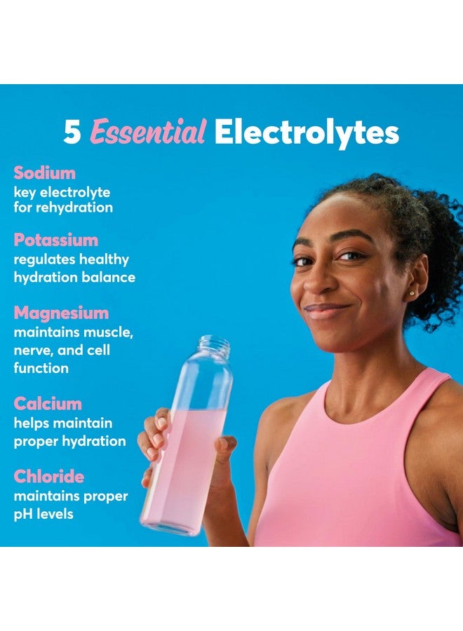 Nuun Sport Electrolyte Powder Packets with Magnesium, Calcium, Potassium, Chloride, and Sodium, Hydration Packets for On-the-Go, Pink Lemonade Flavor, Gluten Free & Vegan, 16 Single Servings - Image 2