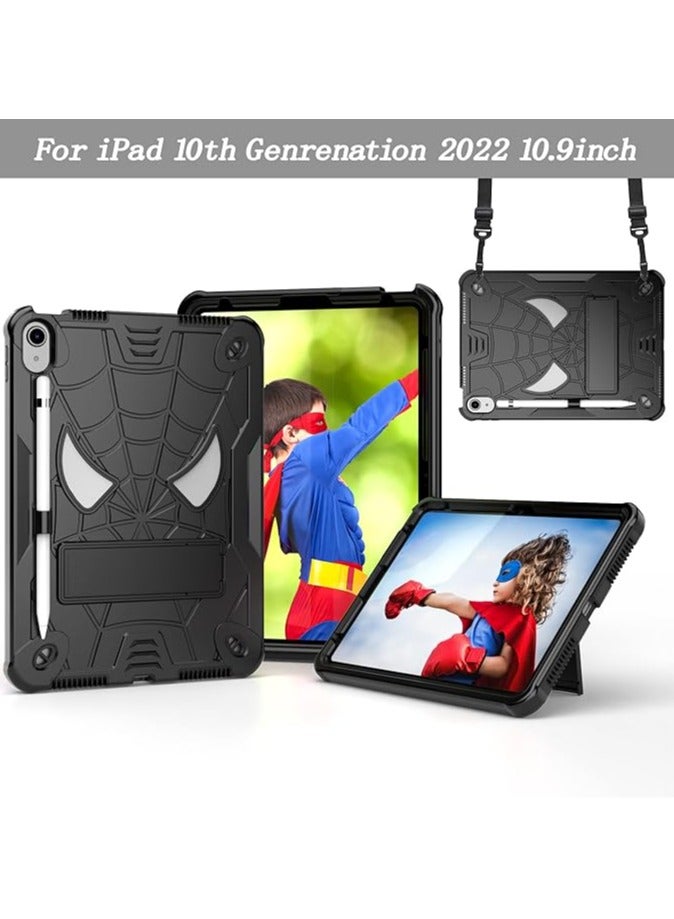 Tablet Tablet iPad 10th Gen 10.9 Inch 2022 Child Case Released, Case Shock  Shock Resistant Case, Built-in Stand + Shoulder Strap to Protect Tablet - Image 2