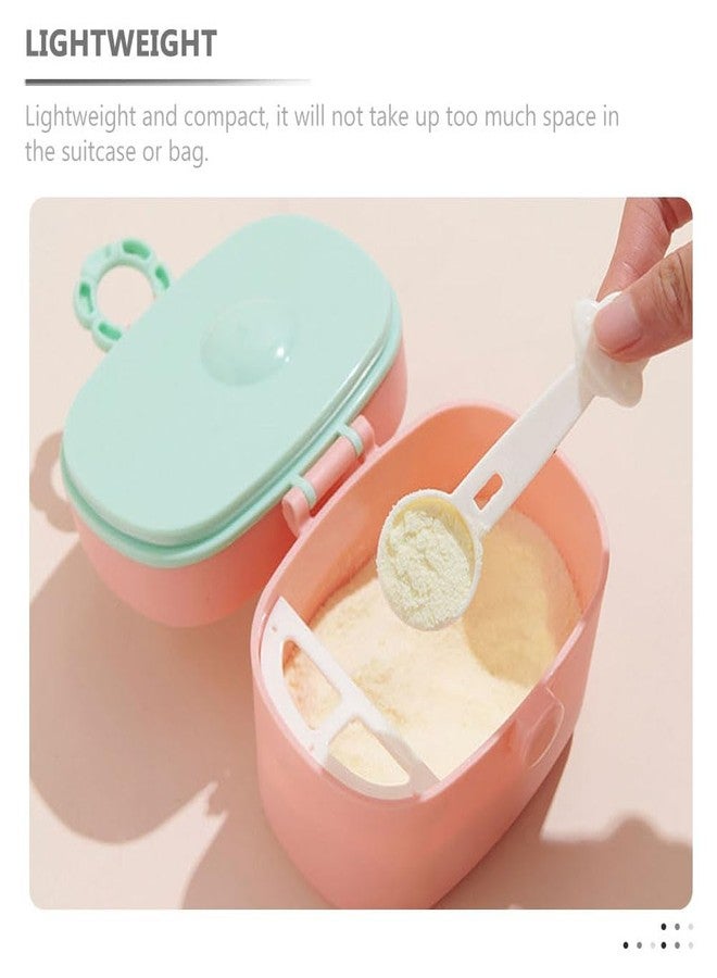 Honbuty Baby Formula Dispenser On The Go, Portable Formula Dispenser Container with Scoop and Carry Handle for Travel Outdoor Activities for Baby Infant - Image 5