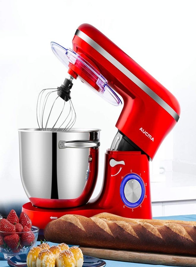 Aucma 6.5QT Stainless Steel Bowl Stand Mixer SM-1518N - Image 3
