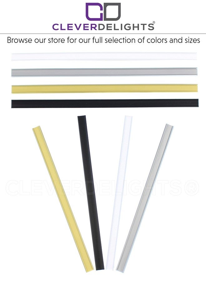 CleverDelights Peel and Stick Tin Ties - 100 Pack (Silver, 5.5 Inch) - Image 5