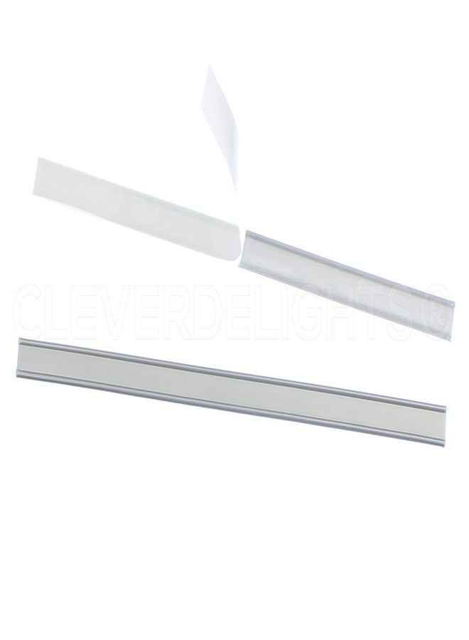 CleverDelights Peel and Stick Tin Ties - 100 Pack (Silver, 5.5 Inch) - Image 1