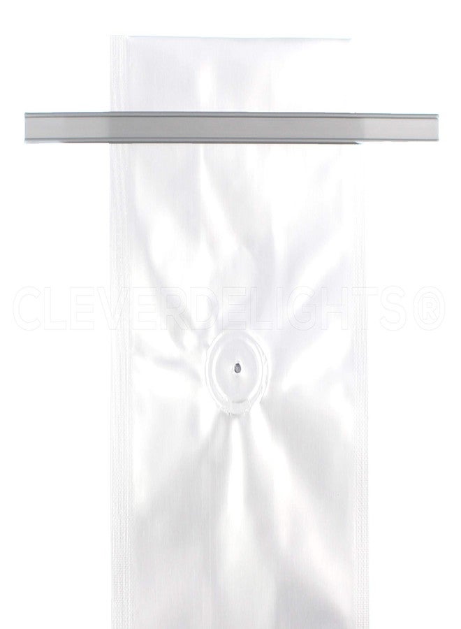 CleverDelights Peel and Stick Tin Ties - 100 Pack (Silver, 5.5 Inch) - Image 3