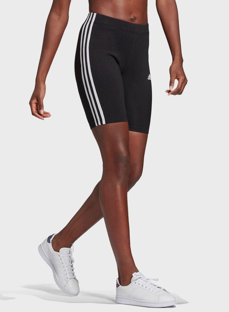 Adidas W 3S Bk Sho Black Training Tights 2XS - Image 5