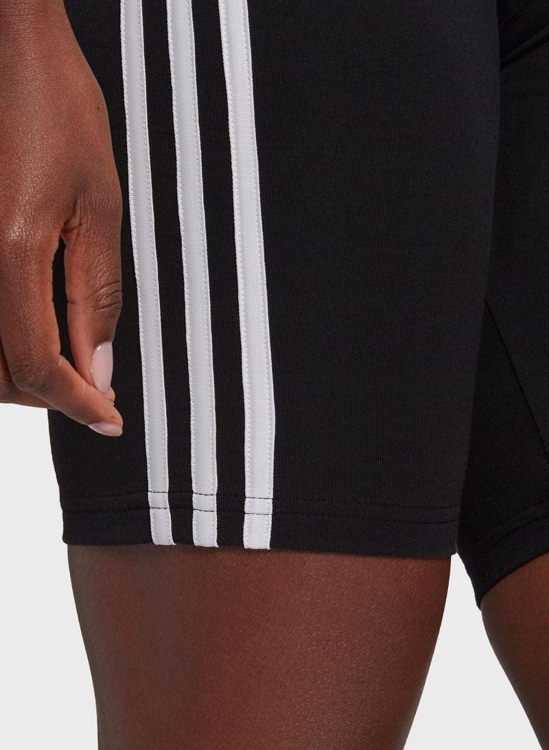 Adidas W 3S Bk Sho Black Training Tights 2XS - Image 4
