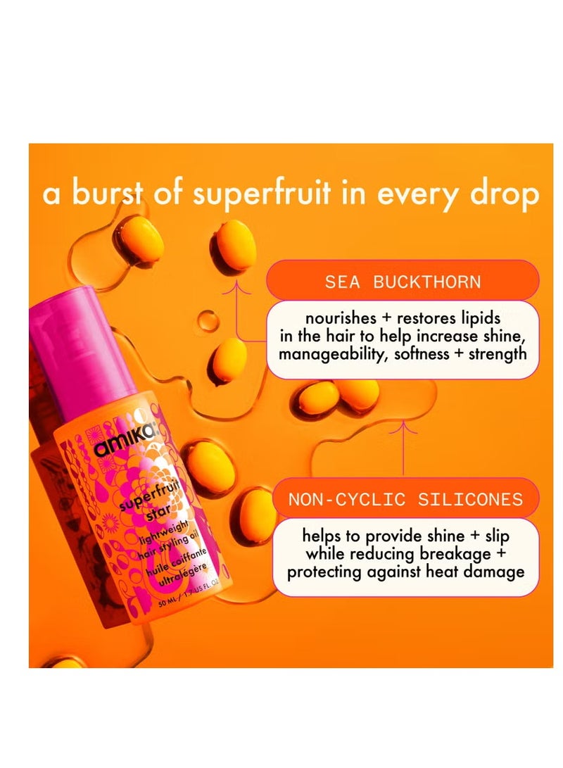 amika Superfruit Star Hair Oil 50ml - Image 4