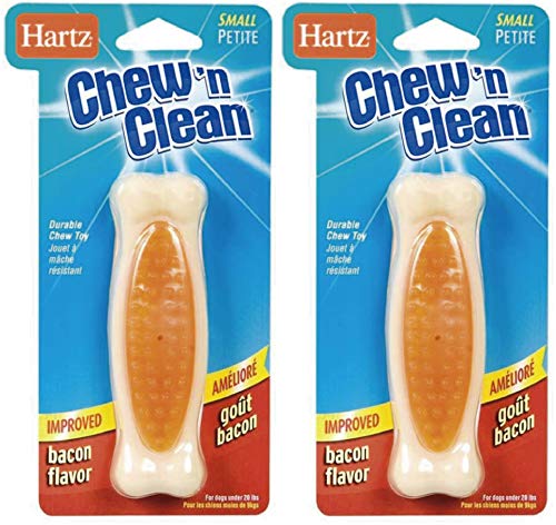 Hartz Chew'n Clean Tuff Bone Bacon Flavored Small Dog Toy (Pack of 2)2 - Image 5