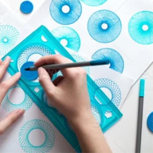 SNAPTRON Birthday Return Gifts Birthday Party for Kids -20Pcs Designer Spirograph Ruler for Kids Adults Bulk birthday's Return Gift 6-12| Creative Geometry Drawing Tool for Birthday Return Gifts - Image 3