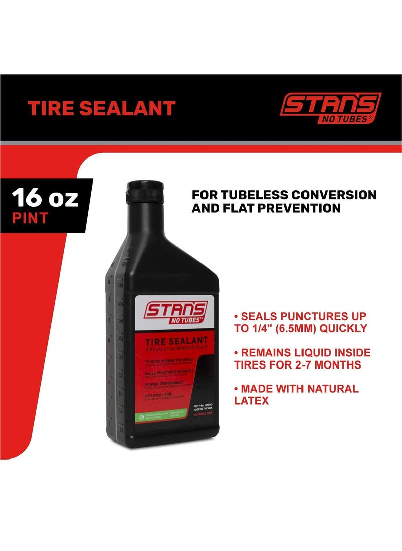 Stans no tubes Stan's NoTubes Tire Sealant, Liquid Sealant, 16 Ounces (1 Pint)  - Image 2
