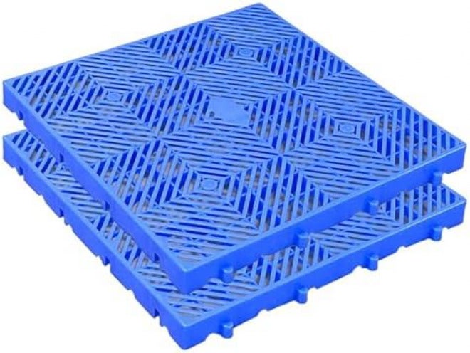 Waterproof HDPE Plastic Pallets - Nestable Breathable Grid Storage Pads for Basement, Garden, Kennel, Patio - Durable, Lightweight, Versatile Floor Solutions - Image 1