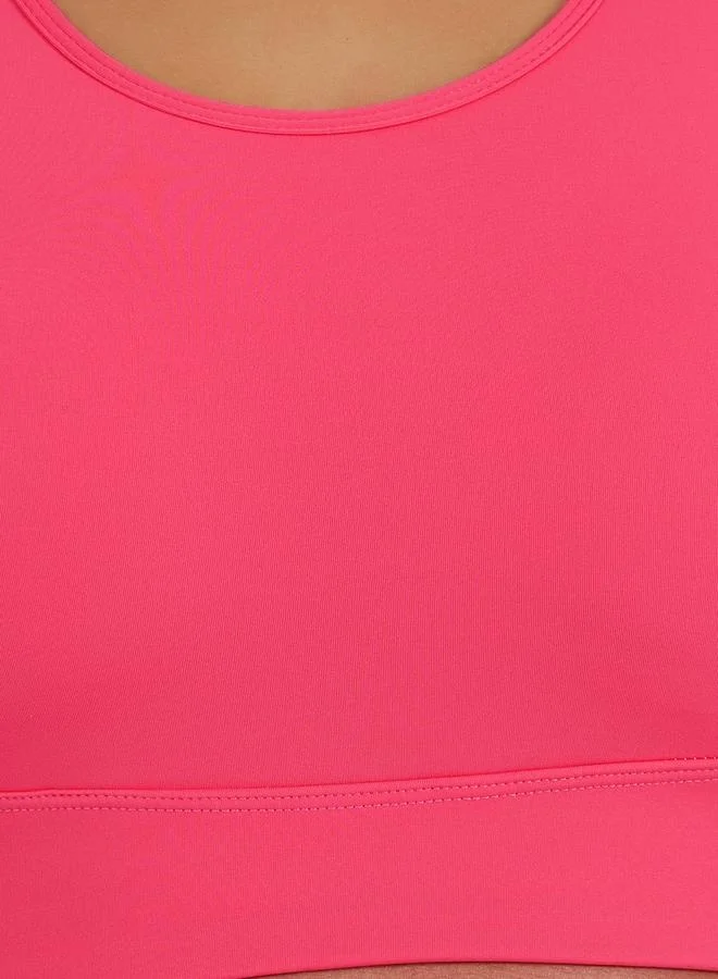 Styli Back Cut Out Detail Medium Impact Sports Bra